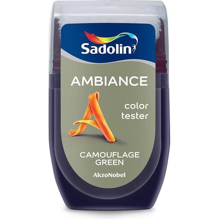 Sadolin, Colore + Vernice per fai da te, Tester Ambiance Camouflage Verde 30ml (30 ml)