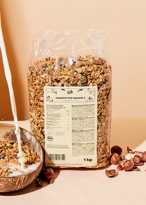 Actual product image KoRo Baked organic oat muesli with nuts and seeds (1000 g)