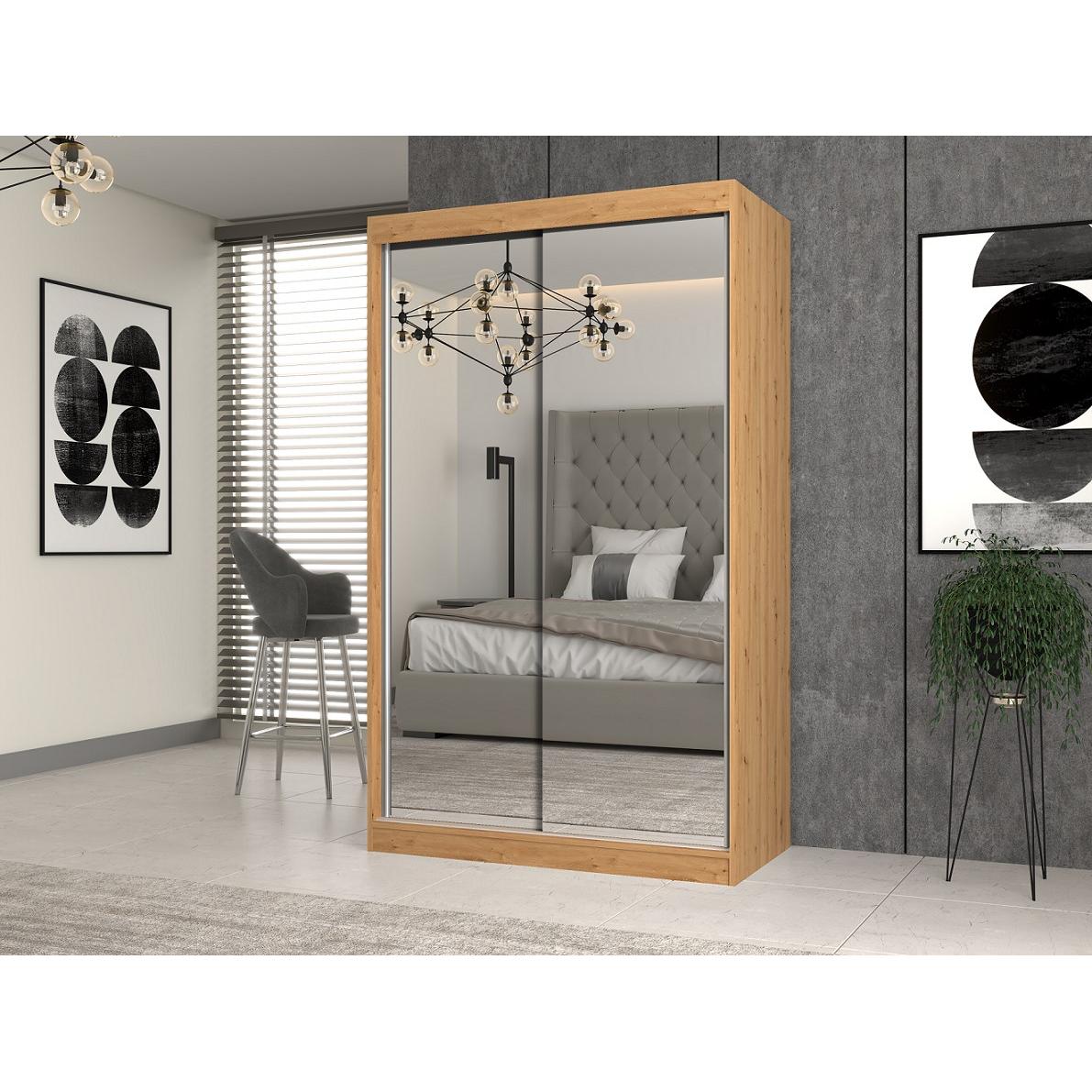 Thumbnail - Topeshop, Kleiderschrank, Iga (120 x 61 x 200 cm)