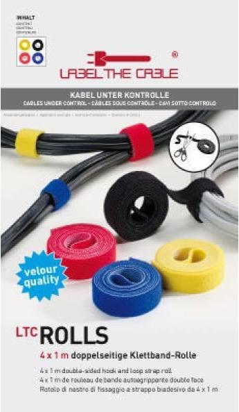 Produktbild Label-the-cable Doppelseitige Klettbandrolle (16 mm)