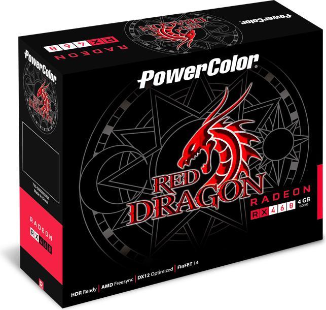 Image du produit Powercolor Dragon rouge Radeon RX460 (2 Go)