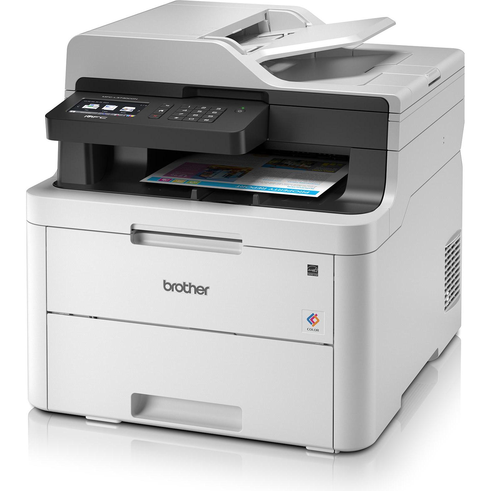 Brother MFC-L3730CDN (Laser, Farbe), Drucker, Weiss