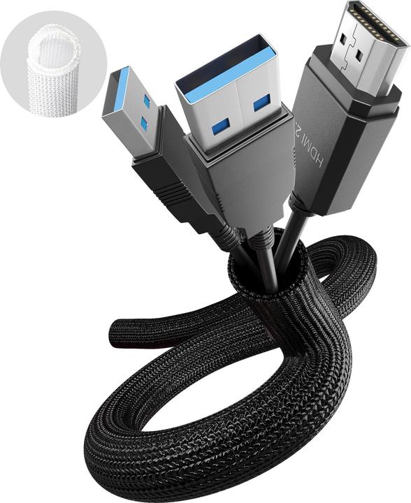 Produktbild Label-the-cable PRO 5111, LTC PRO CABLE TUBE 10mm Kabelschlauch Selbstschliessend, 25m (Kabelschlauch, 2500 cm)