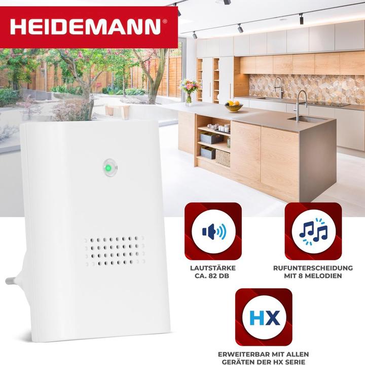 Image du produit Heidemann Kit de carillon sans fil HX Plug-In (Funk)