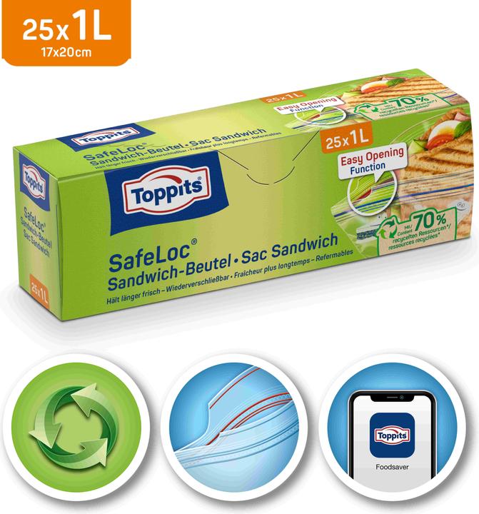 Produktbild Toppits Safeloc (25 x)