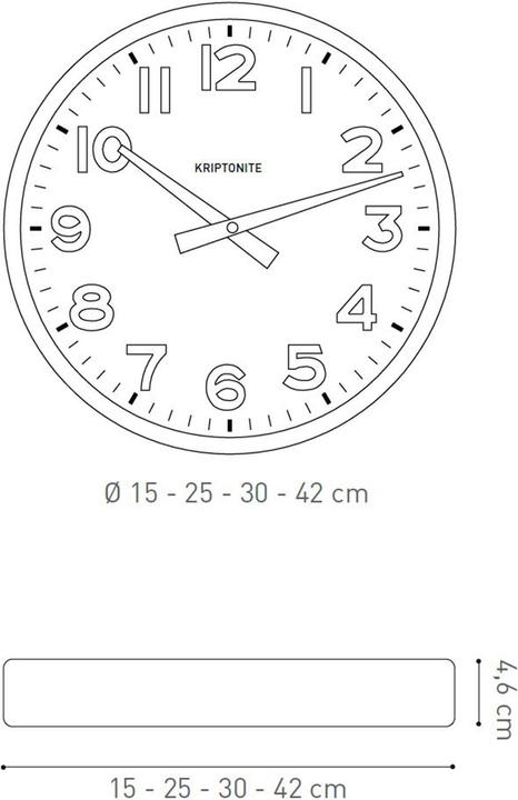 Produktbild Kriptonite Classico Wanduhr