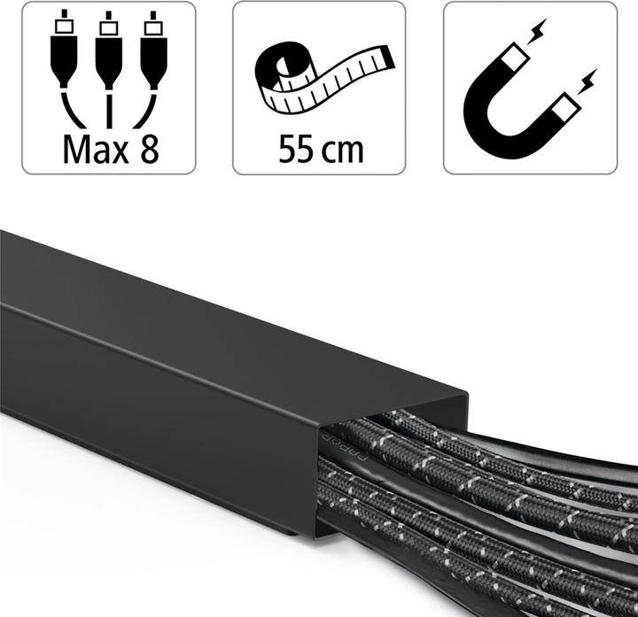 Image du produit Hama Chemin de câbles (Conduit, 55 cm)