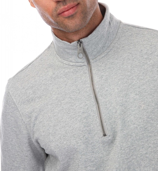Produktbild Farah Aintree Sweatshirt mit halbem Reissverschluss (L)