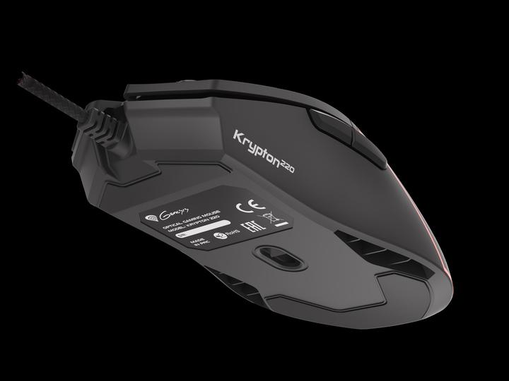 Produktbild Genesis Krypton 220 Maus rechts USB Typ-A Optisch 6400 DPI (Kabelgebunden)