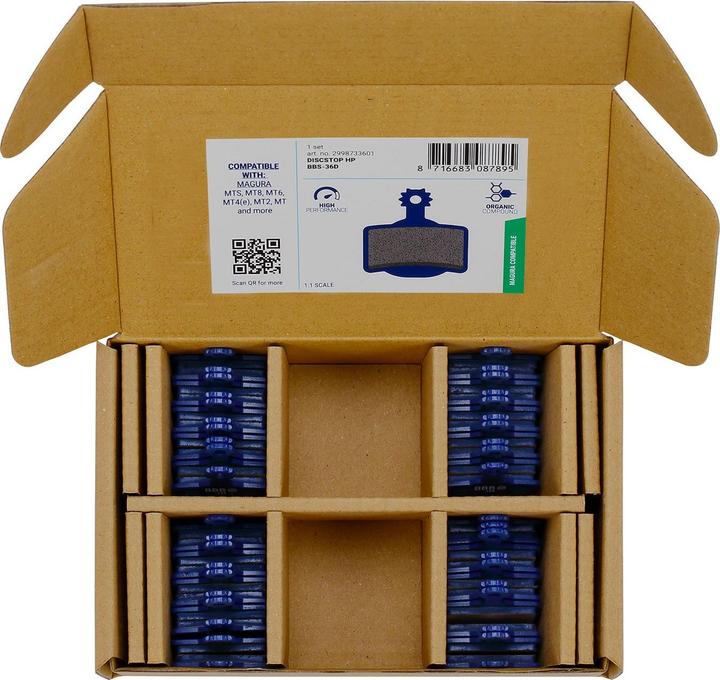 Produktbild BBB Discbelag Magura für MT2, MT4 (Magura, Organisch (Resin))