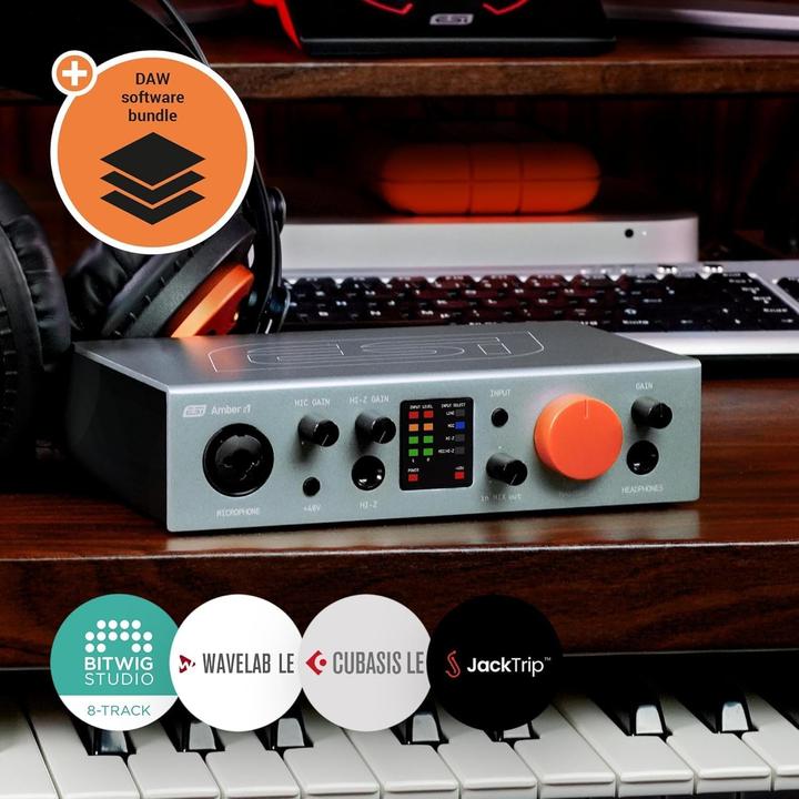 Actual product image ESI USB-C Audio Interface 24-BIT w/ 2 Inputs / 2 Outputs (USB)