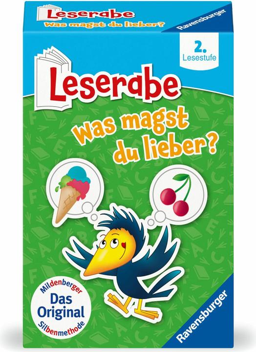 Immagine prodotto Ravensburger 23497 - Lesabe - Cosa preferisci? - Gioco di carte per imparare a leggere divertendosi - 2a (Tedesco)