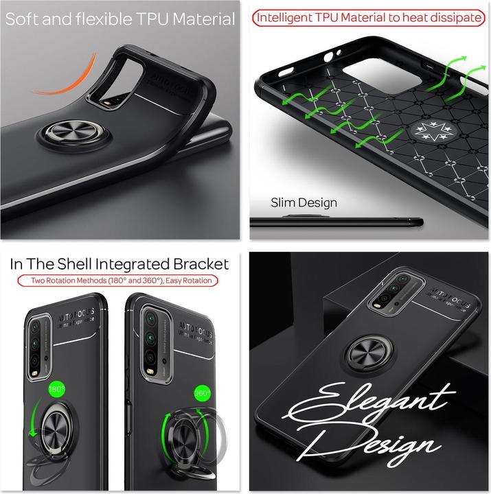Image du produit Nalia Étui en silicone pour téléphone portable (Xiaomi Redmi 9T)