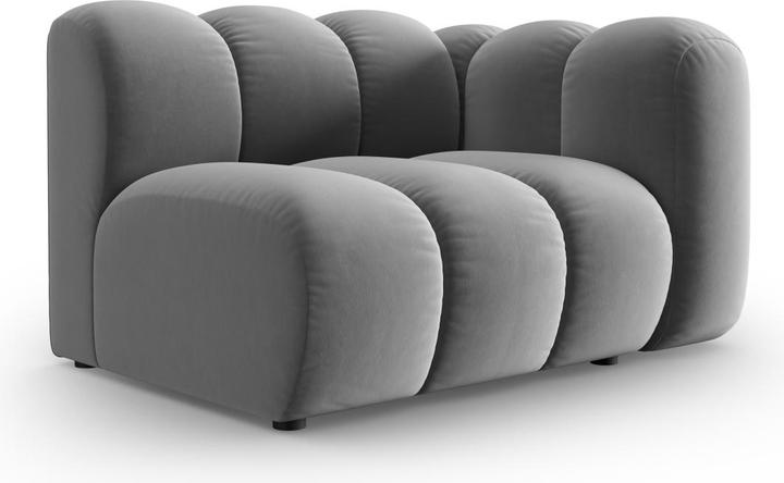 Actual product image Micadoni Velvet Modul Right, "Lupine", 1 Seat, 115x95x70Made in Europe (1-seater, Modular sofa)