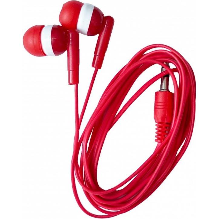 Simba Earphones DCK (keine Geräuschunterdrückung, Kabellos), Kopfhörer, Rot