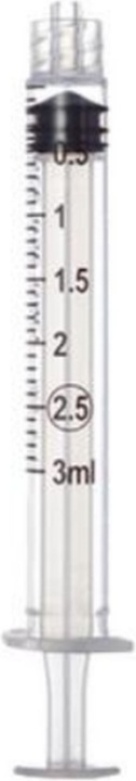 Immagine prodotto Sol-m Siringa 3ml Luer Lock sterile 3 pezzi 100 pz.