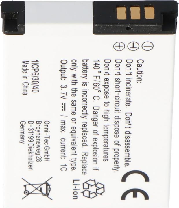 Produktbild Samsung Akku SLB-10A, SLB10A, ES55, HZ10W, L100 (Kamera Akku)