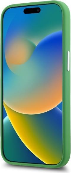 Image du produit Lacoste LCHMP15SSMAN iPhone 15 6.1" estragon hardcase Silicone Croco Logo MagSafe (Apple iPhone 15)