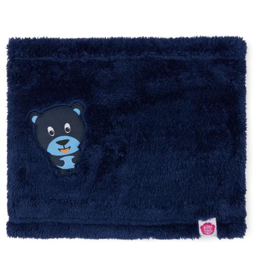 Actual product image Affenzahn Scarf Bear Recycled Fleece navy