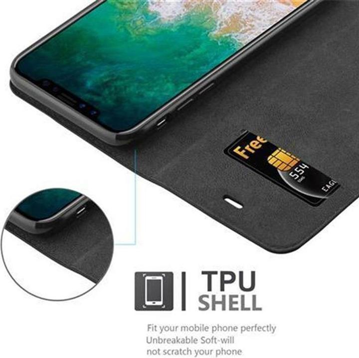 Productafbeelding Cadorabo Boek Onzichtbare Magneethoes (Apple iPhone XS, Apple iPhone X)