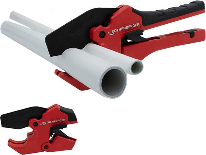 Immagine prodotto Rothenberger ROCUT 42 TWIN CUT tagliatubi in plastica 0 - 42 mm tagli ( 1000003011 ) per tagliare... (236 mm)