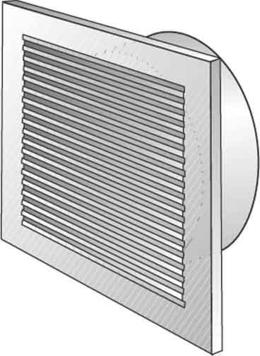 Actual product image Helios Ventilation grille