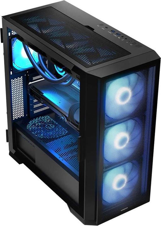 Actual product image Modecom Horizon ARGB czarna (E-ATX, mATX, Mini-ITX)