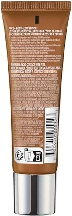 Actual product image Revlon Colorstay Face & Body Glow Lotion Hydrating Glow Moisturizer 24hr (30 ml, Face toner)