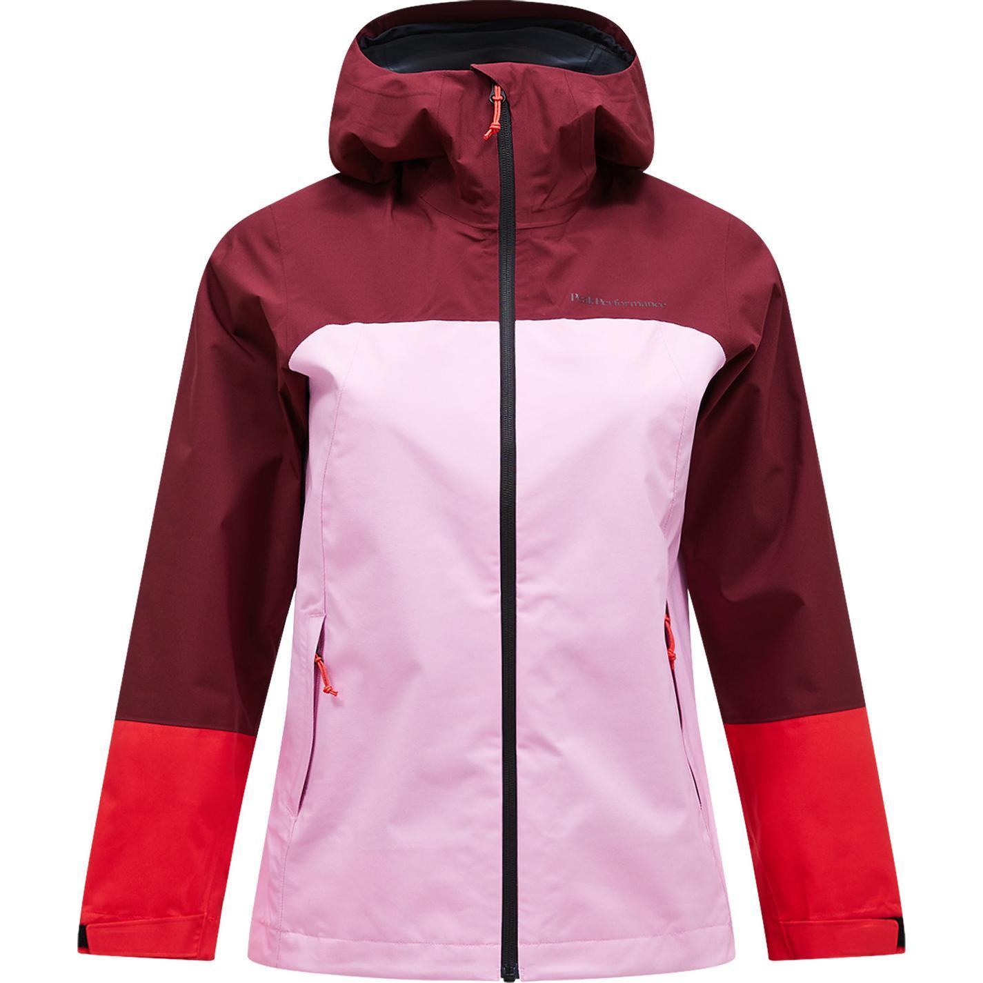 Peak Performance, Damen, Jacke, Women's Trail Hipe Shell Jacket (XL), Rosa, Rot, XL