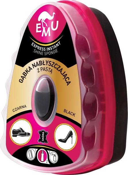 Vaco Shoe sponge EMU, black, 0.006 l (6 ml)