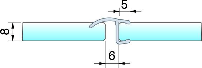 Pauli+Sohn Joints de porte de douche 180