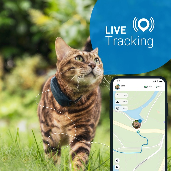 Immagine prodotto Tractive GPS 4 Localizzatore GPS per gatti (Gatto)