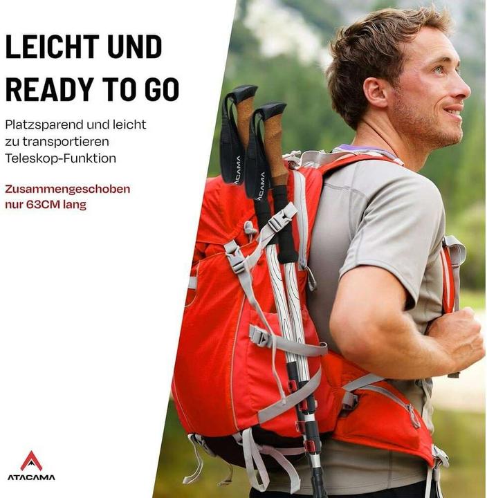 Produktbild Atacama Nordic Walking Stöcke 110-135 cm (110 - 135 cm)
