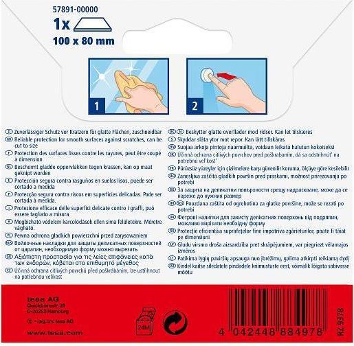 Produktbild tesa PROTECT Filzgleiter rechteckig (Filzgleiter, 1 Stk.)