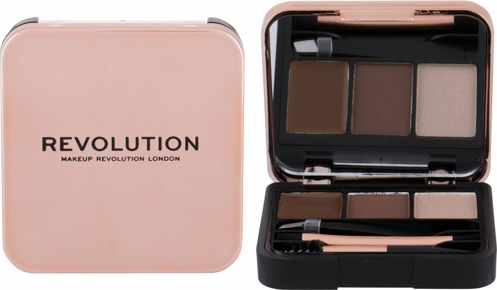 Immagine prodotto Makeup Revolution Kit per scolpire le sopracciglia (Medium Brown)