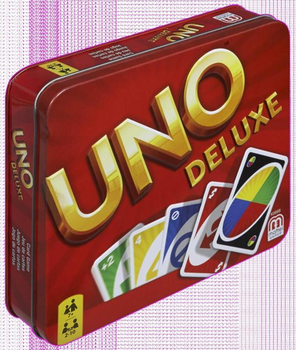 Image du produit Mattel Games Uno Deluxe - Jeu de Cartes Famille - 7 ans et + (Allemand, Français, Italien)