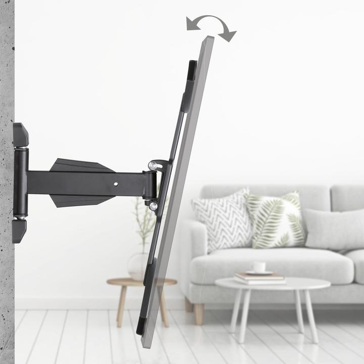 Image du produit Hama Support TV mural, pivotant, inclinable, extensible, 165 cm (65") à 35 kg (Mur, 35 kg, 32" - 65")