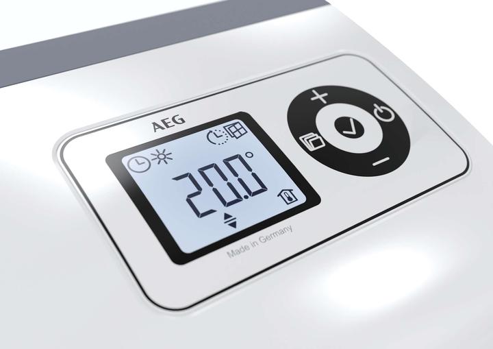 Immagine prodotto AEG Haustechnik Termoventilatore VH 213, 2 kW per circa 25m², testato TÜV, display LC, timer settimanale (2000 W)