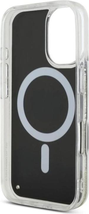 Produktbild Hello Kitty HKHMP16SLGDIK iPhone 16 6.1" czarny złoty/black gold hardcase Liquid Glitter Fever MagS (Apple iPhone 16)