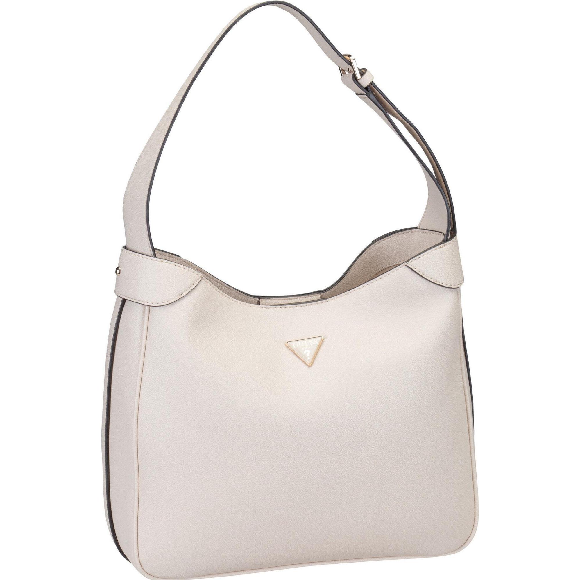 Guess, Handtasche, Silvye Schultertasche 35 cm, Beige