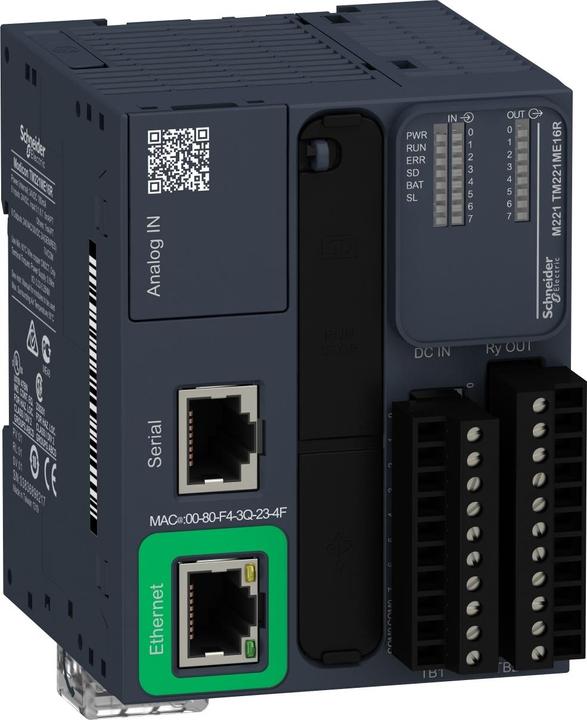 Produktbild Schneider Electric CONTROLLER M221-16IO RELAY ETHERNET MODU