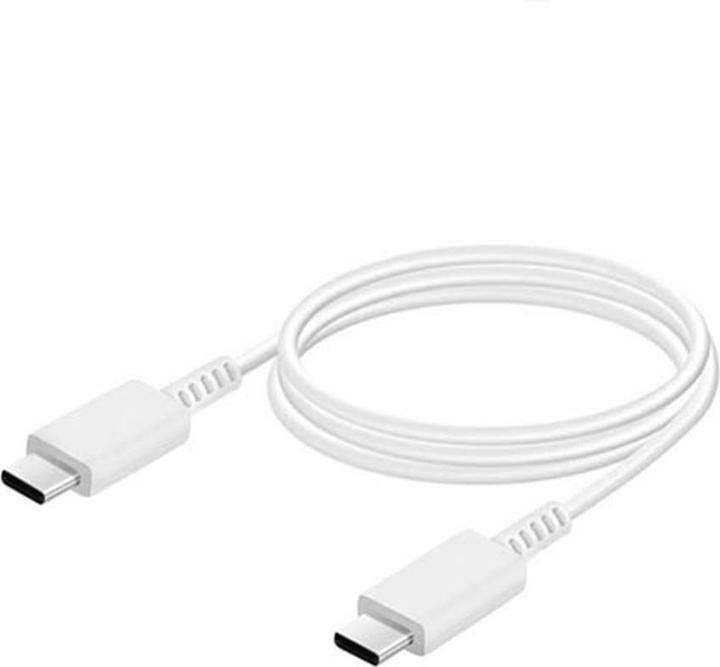 Actual product image ECOBOX USB-PD-KABEL TYP-C AUF TYP-C 5A 100W 1M WEISS USB3.0 (1 m, 100 W)