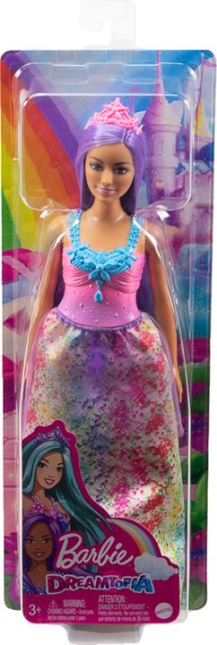 Actual product image Barbie Dreamtopia princess doll (curvy, brunette hair), from 3 years old