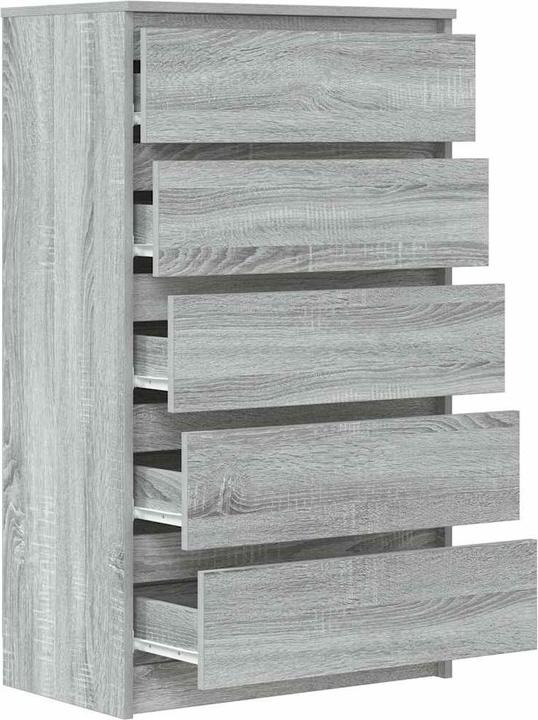 Image du produit vidaXL Schubladenschrank Grau Sonoma 60x36x103 cm (60 x 36 x 103 cm)
