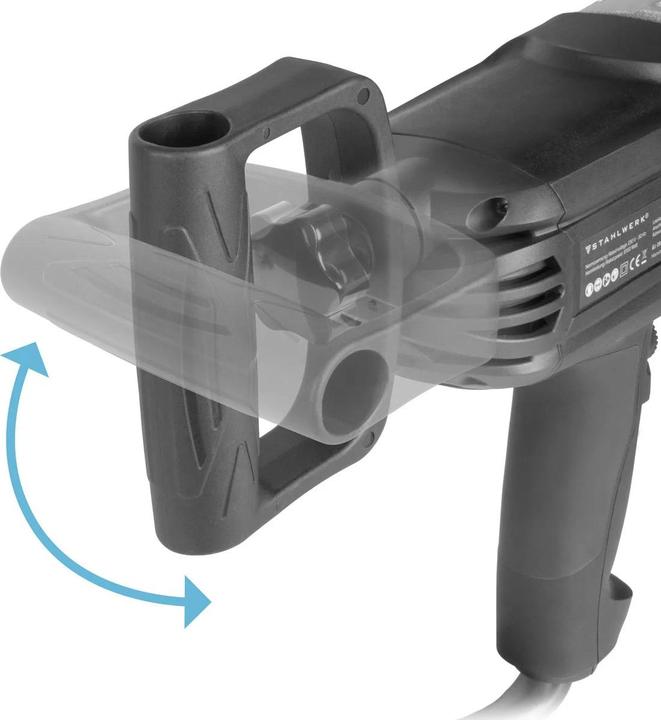 Actual product image Stahlwerk RW-1000 ST Rührwerk 1000 W 550 U/min Mörtelrührer Kompaktes Rührgerät für Mörtel und Beton