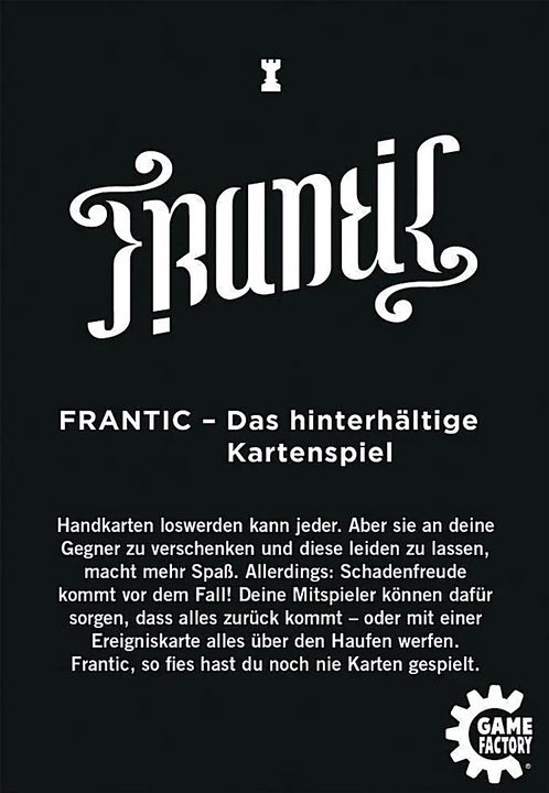 Produktbild Game Factory Frantic (DE Version) (Deutsch)