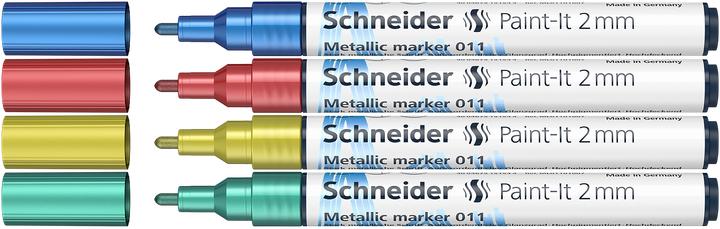 Nährwerte und Zutaten Schneider Metallicmarker Paint-It 011 2mm 4er Set 2 (4x)
