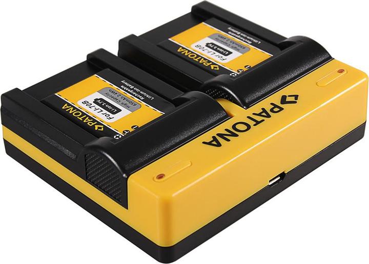 Immagine prodotto Patona Caricabatterie doppio per Olympus Li-70B FE FE4020 FE-4020 FE4040 FE-4040 FE5040 FE-5040 FE-5040