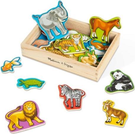 Produktbild Melissa & Doug 20 Holztiermagneten (20x)