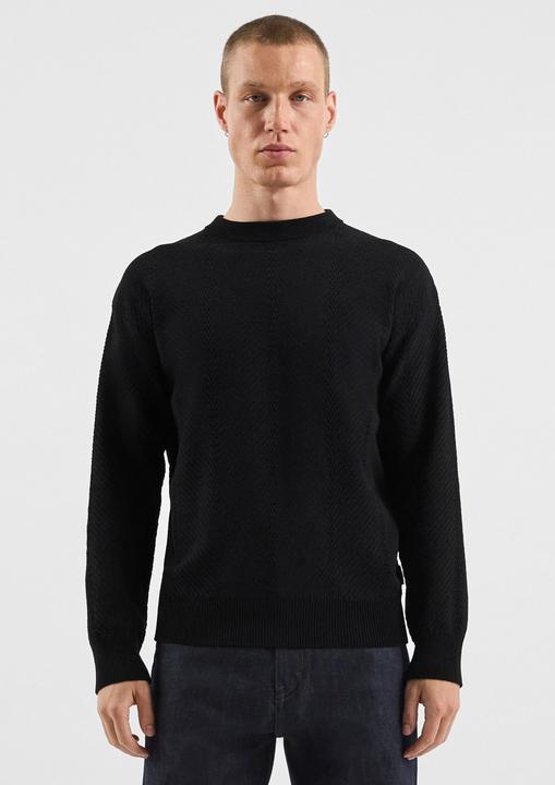 Produktbild s.Oliver Strickpullover Strukturierter Strickpullover (M)